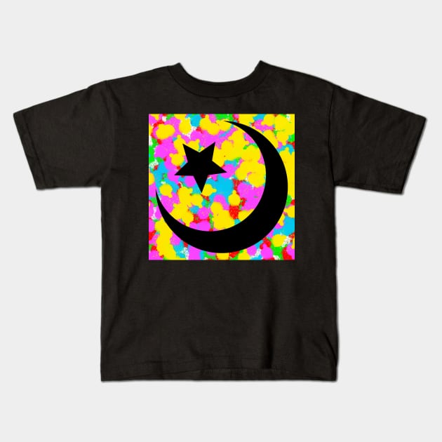 Islam Tie Dye Kids T-Shirt by IBMClothing